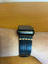 Correa de cuero de vaca hecha a mano para Apple Watch, repuesto para pulsera de 44mm, 40mm, 42mm y 38mm, Series SE 6, 5, 4, 3, 2, iWatch Watch