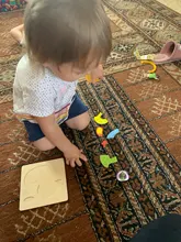 Rompecabezas 3D de madera Montessori para niños, juguete de rompecabezas de animales de dibujos animados, rompecabezas de madera para niños educativos bebé