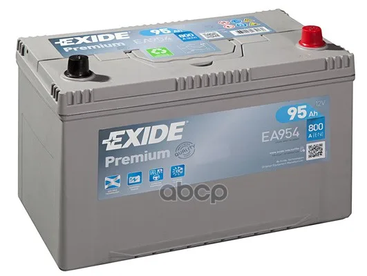 Аккумулятор Premium 12v 95ah 800a 306х173х222 Полярность Etn0 Клемы En Крепление Korean B1 EXIDE арт. EA954
