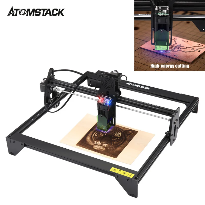 

Laser Engraver 20W CNC Laser Engraving Cutting Machine DIY Desktop Engraver For Metal Acrylic Leather 410*400mm GRBL Controller
