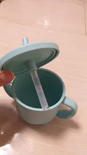 Fuente de alimentación de bebé, tazas para bebé, tazas para bebé, de silicona, a prueba de fugas