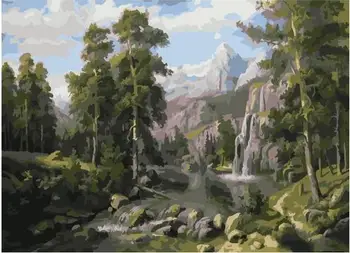 

Painting by numbers PKC 76035 landscape with waterfall (Potapov Vitaly) 30*40 exclusive