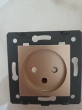 Power-Socket Glass-Panel Livolo Eu Wall Israel Standard 16A Crystal No 100--250v No-Logo