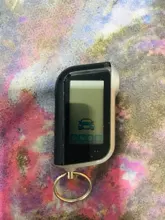 Llavero para mando a distancia LCD Vertical A93, sistema de alarma antirrobo para coche, bidireccional, rusa, A93