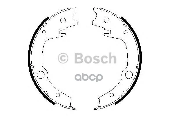Колодки Тормозные Стояночного Тормоза Toyota Avensis(T250), Corolla(E120) Bosch арт. 0986487679