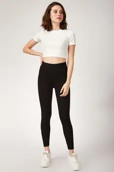 

Happiness ist. Women's High Waist Rallying Knitted Leggings US00047