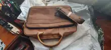 Men Bag Computer-Bag Doctor Male Briefcase Cowhide Lawyer MAHEU PC