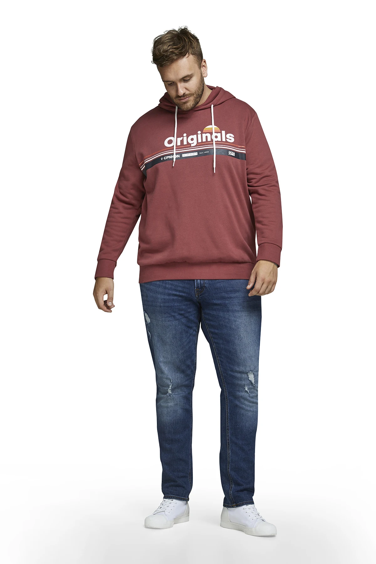 Jack& Jones Plus Jorwilmer мужские спортивные 12165102 больших размеров