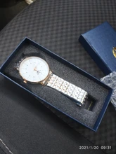 En este momento 2021 oro nuevo reloj mujer relojes de señoras creativa de las mujeres relojes de pulsera mujer impermeable reloj Relogio femenino