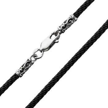 

Lace silver, textile, thickness 2mm, Rufina