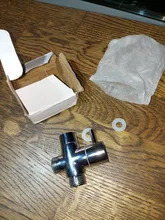 Diverter-Valve Shower-Tee-Adapter Bathroom-Accessories Water-Separator 3-Way Brass Adjustable