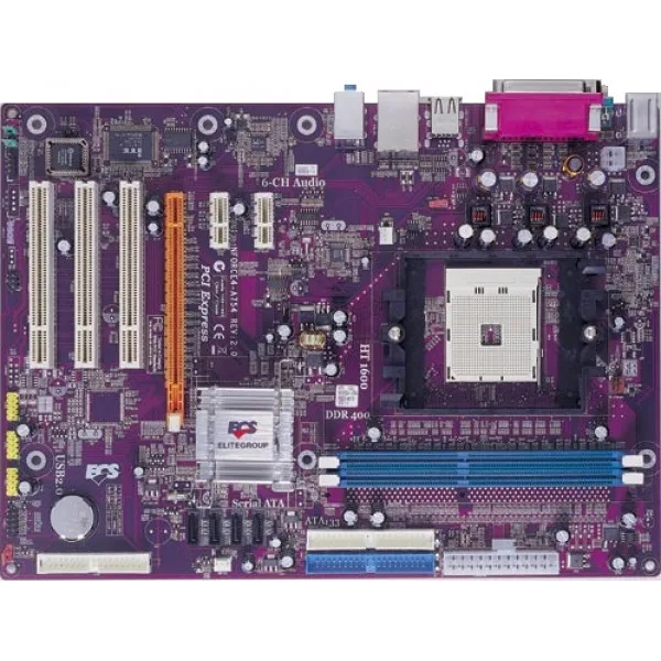 б/у системная плата сокет 754 ECS Nforce4-A754 | Компьютеры и офис