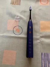 Sarmocare-cepillo de dientes eléctrico sónico, cepillo de dientes Ultra sónico con cepillos faciales y Estuche De Viaje, 4 cabezales, inalámbrico, s100
