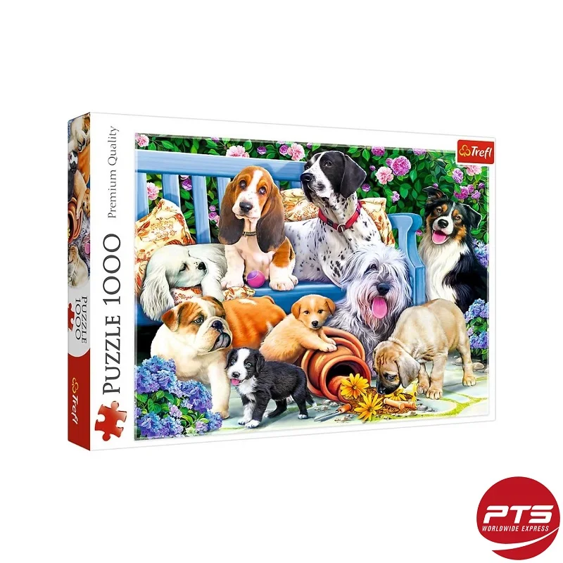 Trefl Puzzle 1000 Pieces Dog In The Garden Landscape Puzzle Educational Toy  Game For Adults Kids 2021 Free Shipping From Turkey - Puzzles - AliExpress