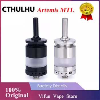 

Original Cthulhu Artemis MTL RTA 2.4ml Capacity Atomizer With 22mm Diameter & Dome-shape Chimney E-cigarette Vape Tank Atomizer
