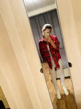 Oversized Shirts Clothing Tops Button Female Blouse Long-Sleeve Toppies Vintage Plus-Size