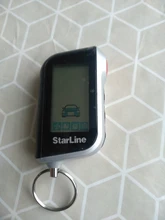 Llavero para mando a distancia LCD Vertical A93, sistema de alarma antirrobo para coche, bidireccional, rusa, A93