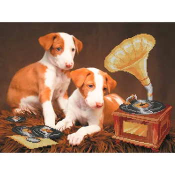 

161/B set for embroidery with beads matrenin Posad 'меломаны' 37*49 cm