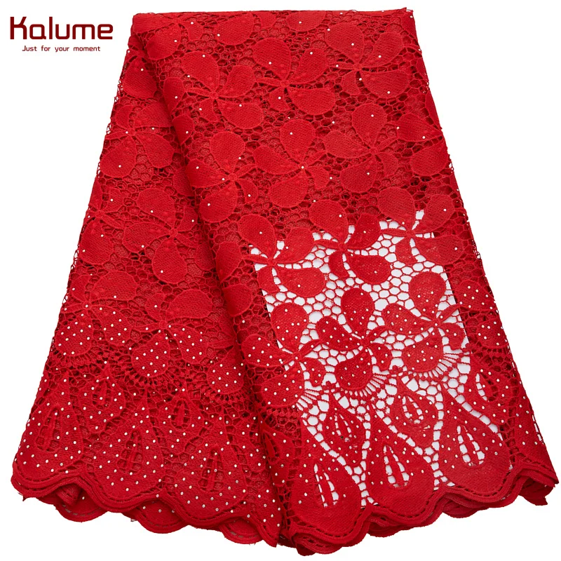 

Kalume African Guipure Lace Fabric Tissu 2022 Nigerian Guipure Cord Lace Fabric High Quality Dresses For Sewing Cloth F2795