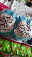 28cm 7 estilo creativo Sr. Meeseeks Morty Smith Sánchez Zapatillas de felpa de invierno zapatos de interior juguete de peluche suave