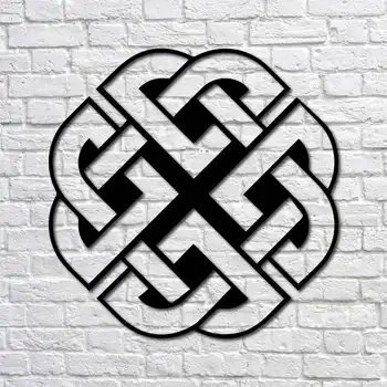 

Металлический декор стен Shield of Odin 70x70 cm дизайн интерьера домашнего