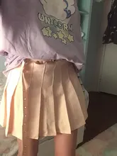 Falda plisada para mujer, falda de cintura alta con forma de corazón, plisado corto, alta calidad, verano 2020