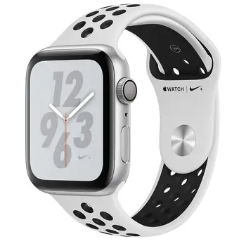 

Apple Watch Nike + Serials 4 GPS 44mm silver aluminium Case Nike Sport pure platinum/Black