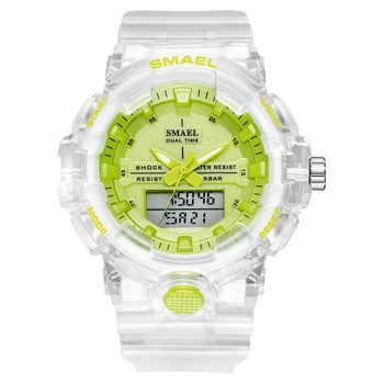 

Fashion Men Sport Quartz Watch LED Waterproof Dual Time Alarm Clock Relogio Masculino Stop Watch Chronograph Digital Watch Men