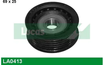

LUCAS Deflection/Guide Pulley, v-ribbed belt for PEUGEOT 607 407 JAGUAR S-TYPE CITROEN C6