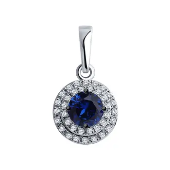 

Sokolov pendant in white gold, fashion jewelry, 585, women's male, pendants for neck women