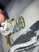 Collares personalizados con Nombre del bebé para niños y mujeres, placas con nombre personalizadas, acrílico, corte láser, joyería