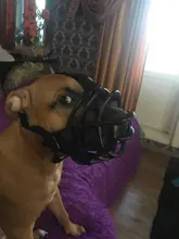 Bozal de silicona suave para perros pequeños, medianos, grandes y x-grandes, cesta transpirable, para mordeduras y ladridos