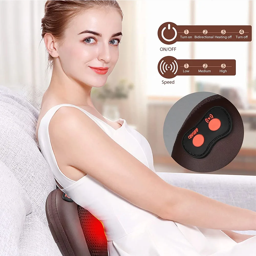 Masajeador Cervical Naipo CojÃn Masajeador Masajeador Corporal