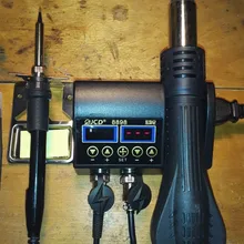 Welding-Rework-Station Display Hot-Air-Gun Repair-Solder-Iron Cell-Phone Digital 8898