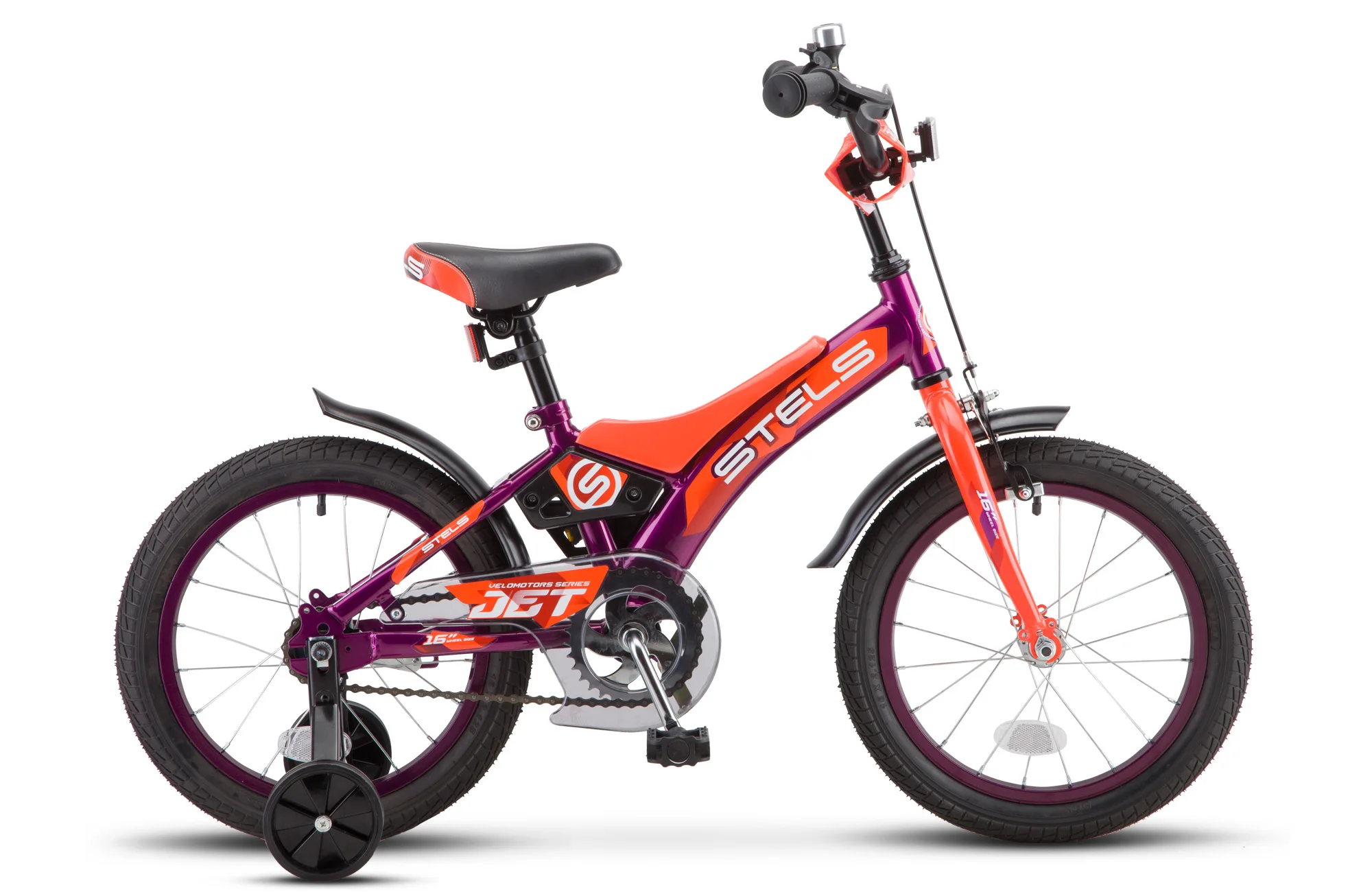 Bicycle stels jet 18 z010 purple/orange one size |