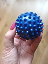 Pelota de Yoga y masajes con pinchos de PVC, 70mm, punto de disparo, deporte, Fitness, dolor en el pie, estrés, alivio del músculo, pelota de relajación, herramienta de cuidado saludable
