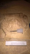 XCAN Tapered Molino de extremo 1pc R0.25/R0.5/R0.75/R1.0 3.175mm vástago de grabado de madera poco CNC Router poco de fresado