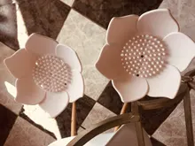 Soap-Box Sponge-Holder Bathroom-Soap Kitchen Silicone Petal-Shape with Anti-Slip Flower