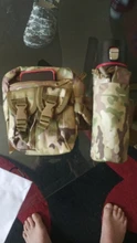 Táctico hombres paquete con cintura de Nylon botella de agua para caminar teléfono bolsa de deportes al aire libre del ejército militar caza escalada Camping bolsa