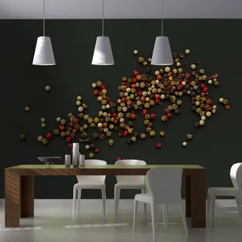 

Wall mural-composition of pepper colorful-350x270 cm