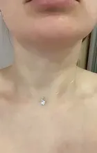 Gargantilla Simple para mujer, cadena Invisible, hilo de pescar transparente, gargantilla de diamantes de imitación de cristal, colgante en línea para el cuello