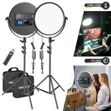 

Neewer LED Video Light / Stand Lighting Kit,10.6 Inch 30W Dimmable Bi-Color Video Lighting for Portrait YouTube Video Shooting