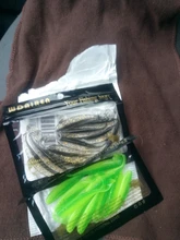 Shad Worm Wobblers Jigging Fishing-Lure Soft-Bait Tackle-Bass-Pike Aritificial T-Tail