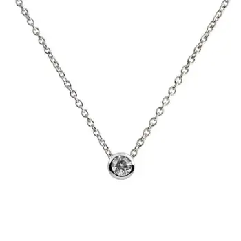

Choker Necklace Silver Chatón 6 mm with Cubic Zirconia