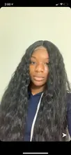 Peluca natural de cabello sintético para mujeres negras, pelo largo de onda de agua de 42 pulgadas, fibra de alta temperatura, Rubio, degradado, marrón