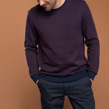 Дефакто мужские осенний бордовый цвет повседневные толстовки рубашка с длинным рукавом Свободные мужские свитшоты Overalls-J9206AZ18WN-J9206AZ18WN