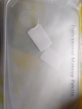 Paleta de maquillaje transparente acrílica, esmalte de Gel, acuarelas pinturas al óleo, mezclador con espátula, herramientas de manicura para Salón de Arte, 1 Juego