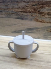 Fuente de alimentación de bebé, tazas para bebé, tazas para bebé, de silicona, a prueba de fugas