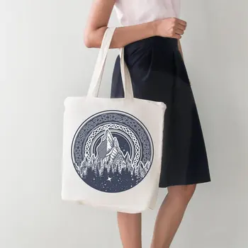 

Angemiel Bag Ring Inside Nature and Space Tote Shopping Beach Bag