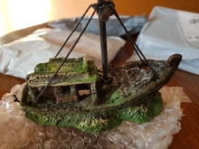 Aquarium-Decoration Fish-Tank Tree House-Hole Resin for Mountain-View